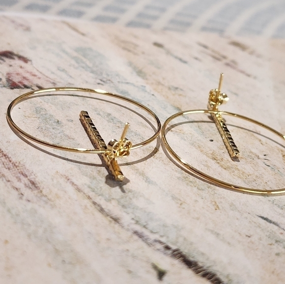 𝅺gold filled earrings - Picture 4 of 5